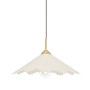 Sodsai One Light Pendant in Aged Brass by Mitzi