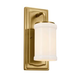 Vetivene One Light Wall Sconce in Natural Brass by Kichler