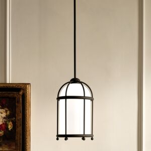 Topiary 1-Light Pendant in Textured Black