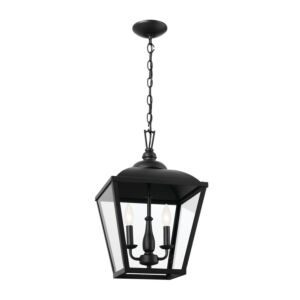 Dame Two Light Pendant in Textured Black by Kichler