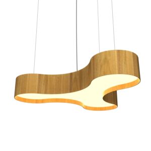 Organic LED Pendant in Louro Freijo