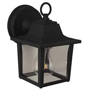 Craftmade Coach Lights 8" Outdoor Wall Light in Textured Matte Black