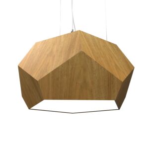 Facet 1-Light Pendant in Louro Freijo