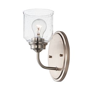  Acadia Wall Sconce in Satin Nickel