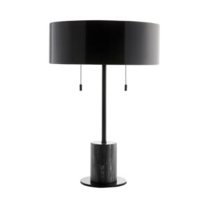 Marcel Two Light Table Lamp in Bronze by Arteriors