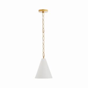 Oakland 1-Light Pendant in Matte Bone