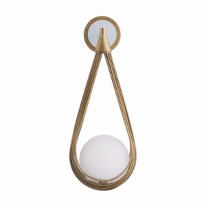 Ova One Light Wall Sconce in Antique Brass by Arteriors