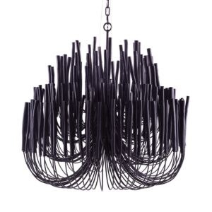 Tilda Six Light Chandelier in Black by Arteriors