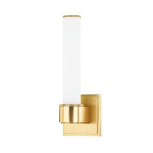 Mill Valley 1-Light Wall Sconce in Aged Brass