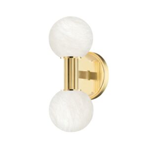 Murray Hill 1-Light LED Wall Sconce in Aged Brass