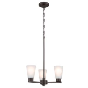 Stamos 3-Light Chandelier in Olde Bronze