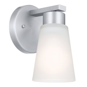 Stamos 1-Light Wall Sconce in Brushed Nickel