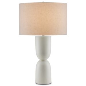 Linz  Table Lamp in White by Currey and Company