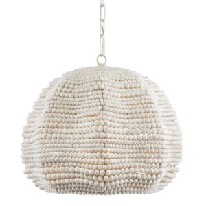 Octavia  Pendant in Whitewash by Currey and Company