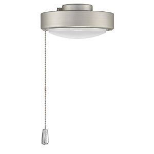 Light Kit-Disk 1-Light LED Disk Fan Light Kit in Brushed Polished Nickel