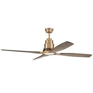 Ricasso 60"Ceiling Fan in Satin Brass by Craftmade