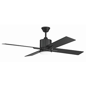 Teana 52"Ceiling Fan in Flat Black by Craftmade