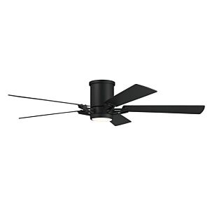 Craftmade Wyatt Outdoor Ceiling Fan in Flat Black