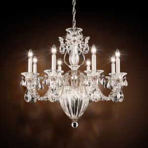 Bagatelle 11 Light Chandelier in Etruscan Gold by Schonbek