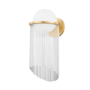 Celestial One Light Wall Sconce in Aged Brass by Corbett Lighting