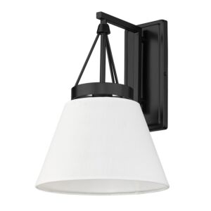 Penn 1-Light Wall Sconce in Matte Black