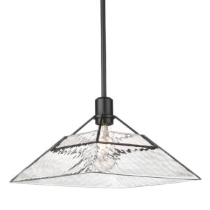 Kepler 1-Light Pendant in Matte Black