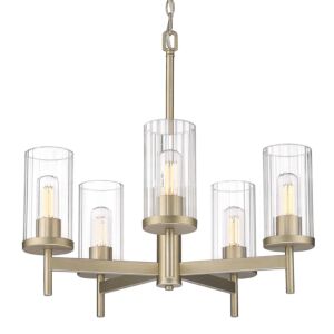 Winslett WG 5-Light Chandelier in White Gold