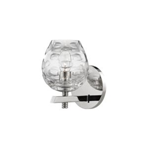 Burns Clear Glass Bathroom Vanity Light