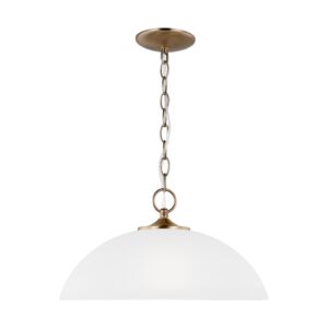 Geary  Pendant in Satin Brass by Generation Lighting