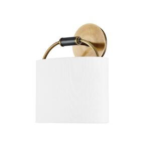 Pete One Light Wall Sconce in Patina Brass by Troy Lighting