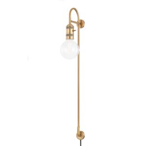 Dean One Light Wall Sconce in Patina Brass by Troy Lighting