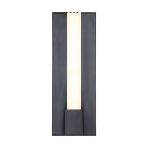 Kismet LED Vanity in Urban Bronze Alabaster by Alora