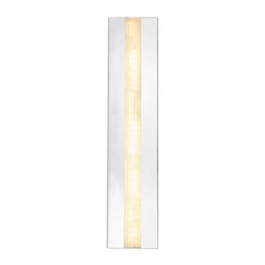 Kismet LED Bathroom Vanity Light in Polished Nickel with Alabaster