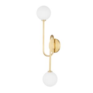 Zani LED Wall Sconce in Aged Brass by Mitzi