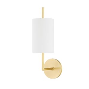 Molly One Light Wall Sconce in Aged Brass by Mitzi