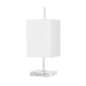 Mikaela One Light Table Lamp in Polished Nickel by Mitzi