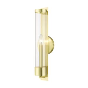 Castleton 1-Light Wall Sconce in Satin Brass