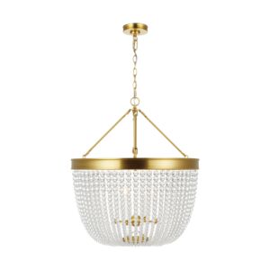 Summerhill 4-Light Pendant in Burnished Brass