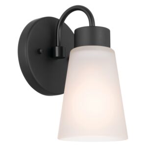 Erma 1-Light Wall Sconce in Black