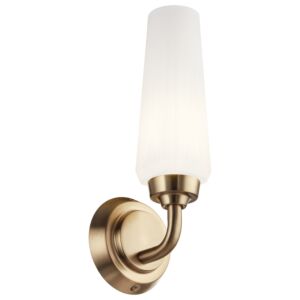 Truby One Light Wall Sconce in Champagne Bronze by Kichler