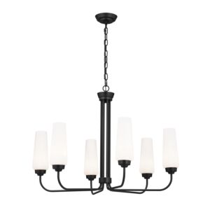 Truby 6-Light Chandelier in Black