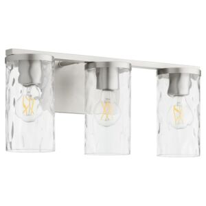 Steinway 3-Light Bathroom Vanity Light in Satin Nickel