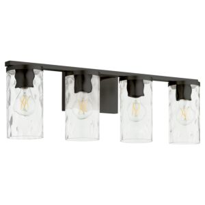 Steinway 4-Light Bathroom Vanity Light in Matte Black