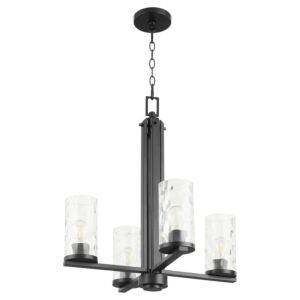 Steinway 4-Light Chandelier in Matte Black