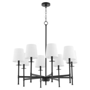 Belshaw 8-Light Chandelier in Matte Black