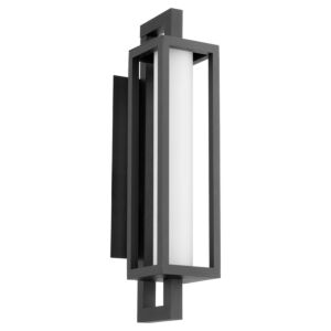 Parlor LED Wall Mount in Textured Black by Quorum International