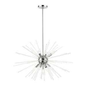 Utopia 9-Light Chandelier in Polished Chrome