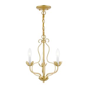 Katarina 3-Light Chandelier in Soft Gold