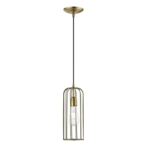 Glenbrook 1-Light Pendant in Antique Brass