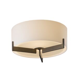 Hubbardton Forge 12 Axis Ceiling Light in Dark Smoke